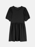 Short dress with baloon sleeves