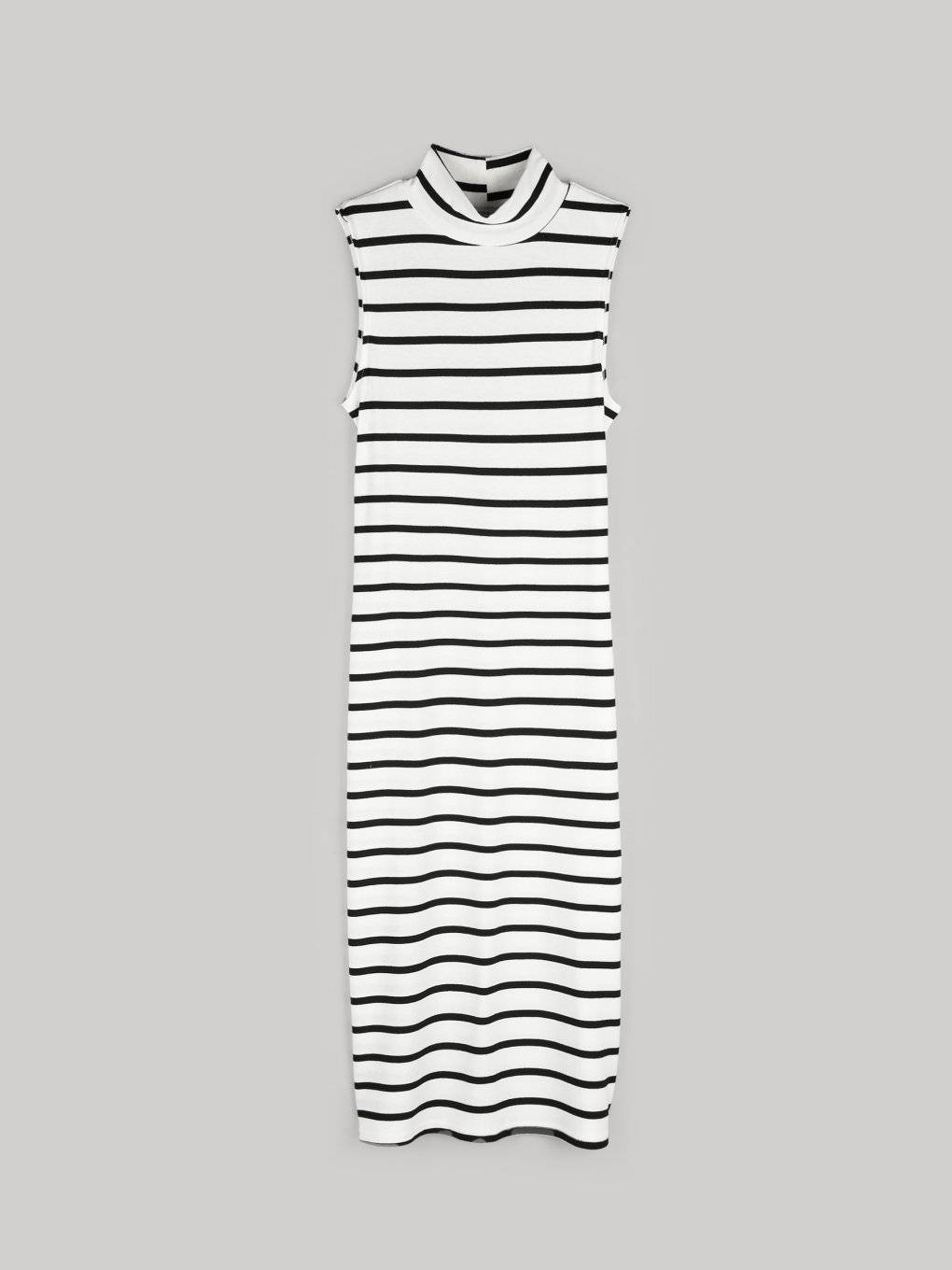 Ladies striped sleeveless dress