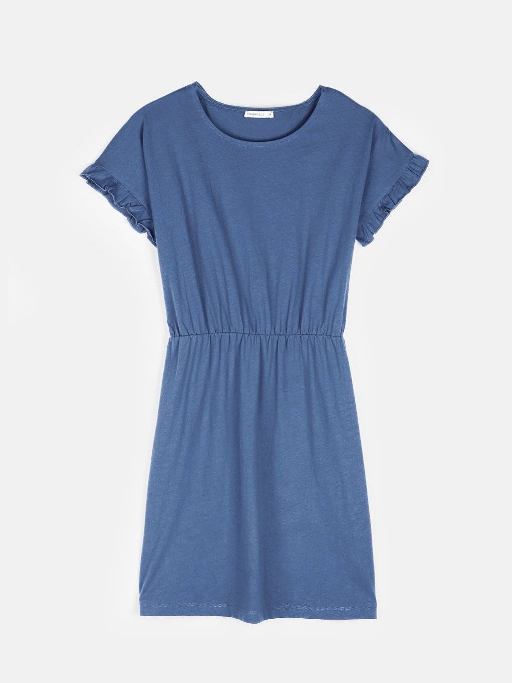 Ladies cotton short sleeve dress