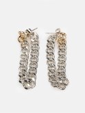 Metallic chain earrings