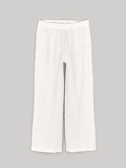 Structured wide pants