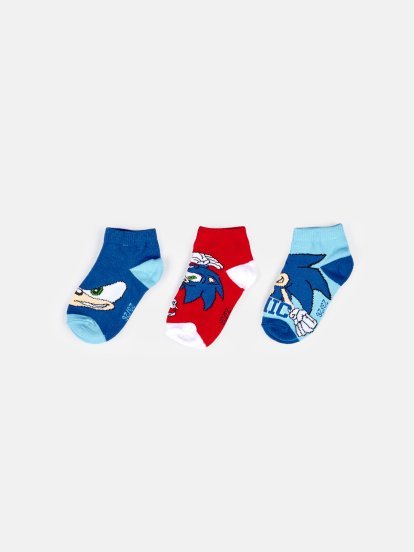 3 pack socks Sonic