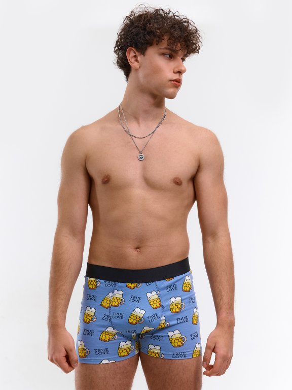Boxers with print