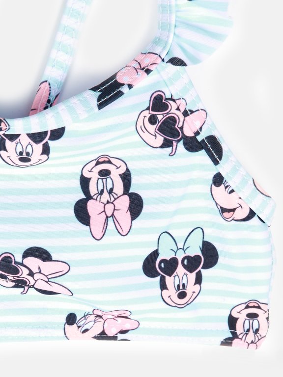 Dvoudílné plavky Minnie Mouse