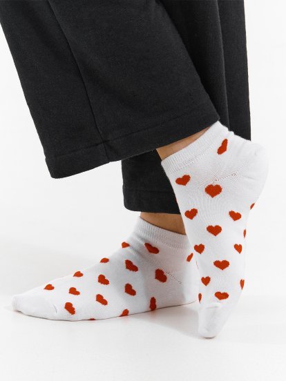 Чорапи със сърца