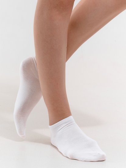 Два чифта основни чорапи до глезена