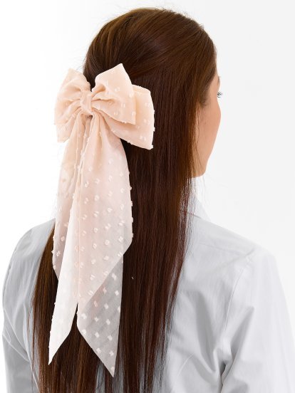 Hairgrip with ribbon
