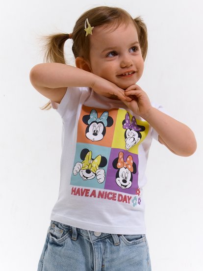 Bavlněné triko Minnie Mouse