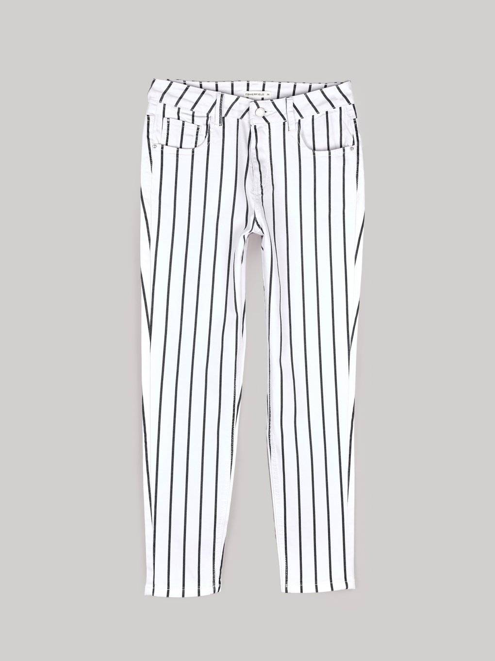 Cotton striped pants
