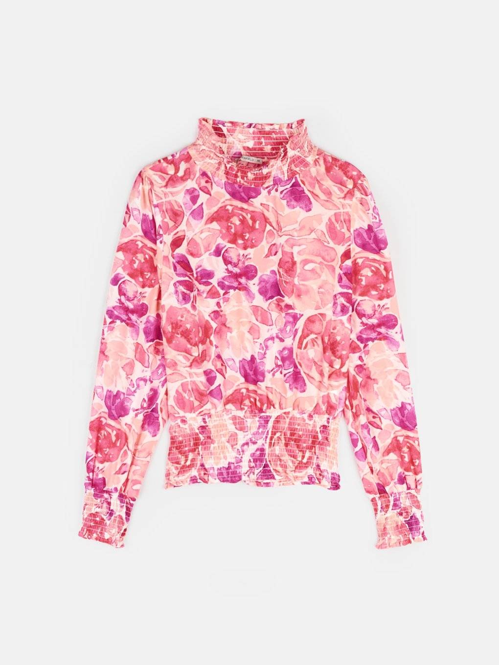 Bluza s cvjetnim uzorkom
