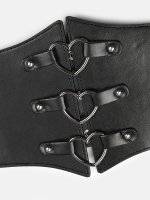 Corset belt with hearts