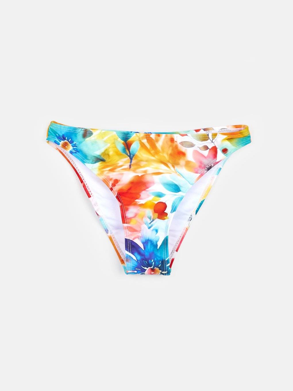 Printed bikini bottom