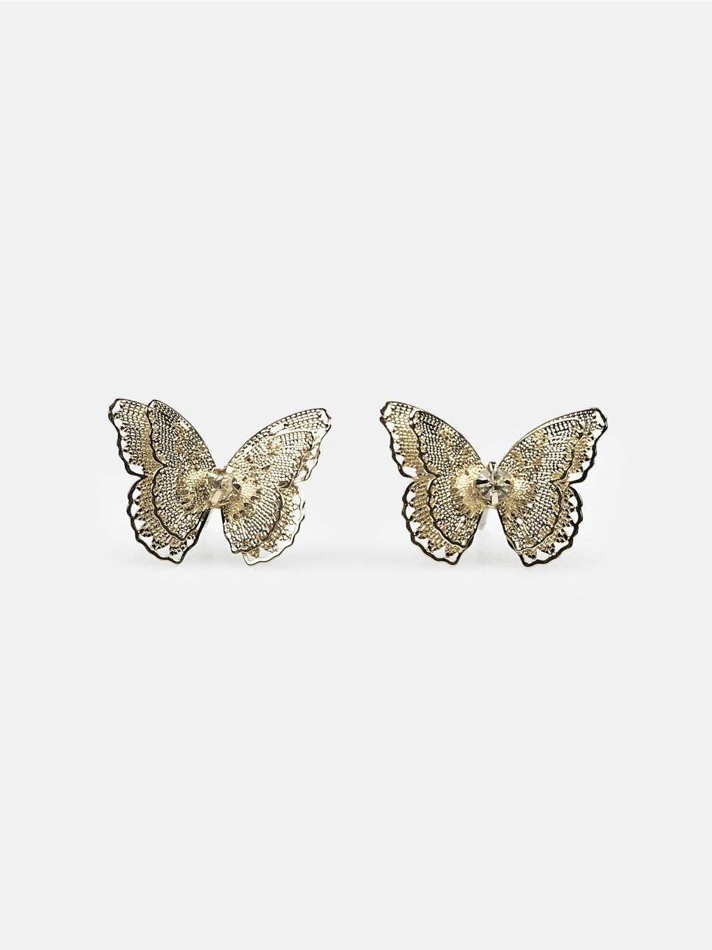 Ohrringe in Schmetterlingsform