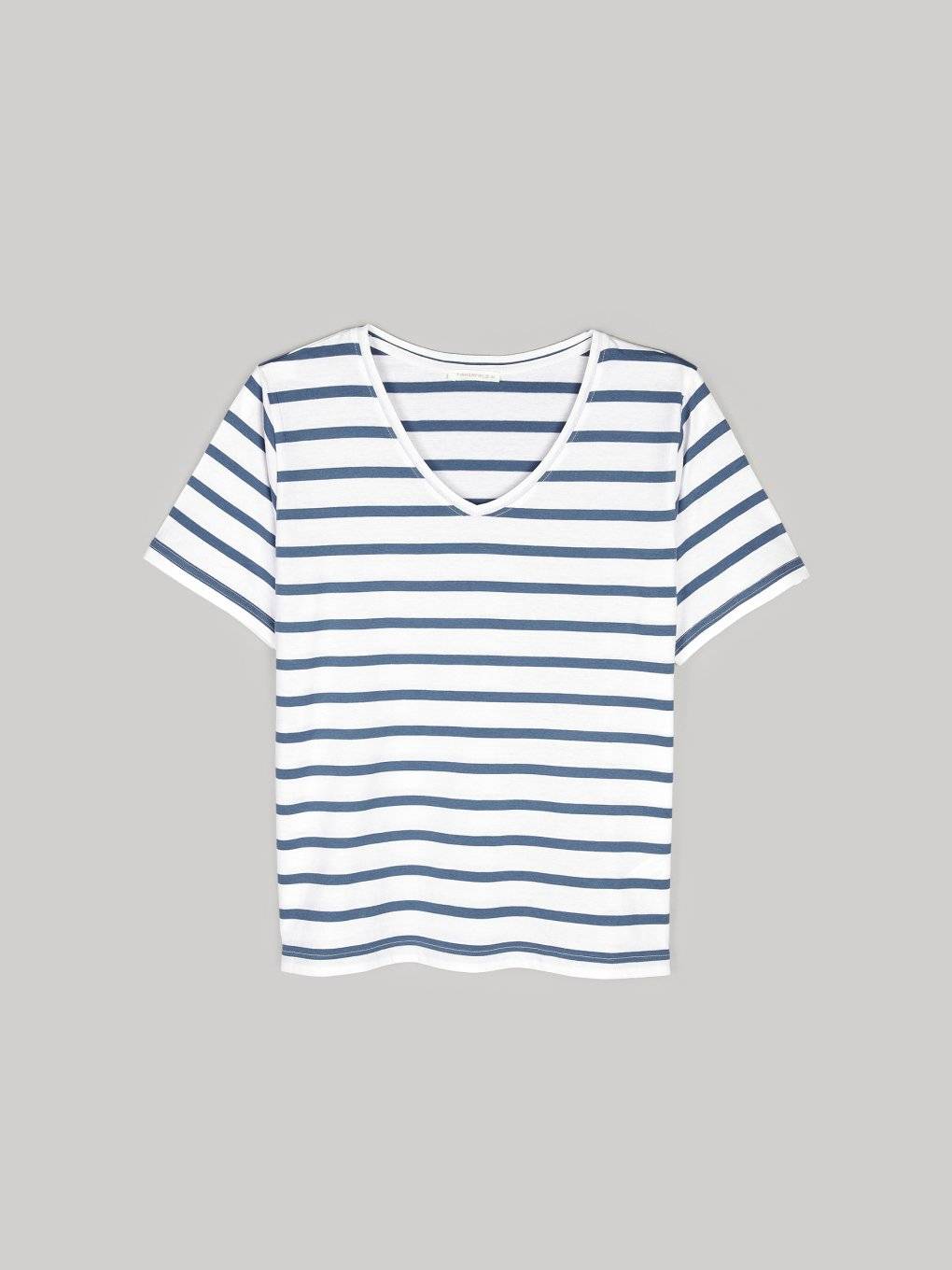 Cotton striped t-shirt