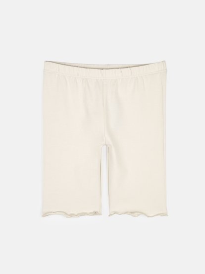 Cotton biker shorts
