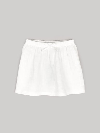 Cotton muslin skirt