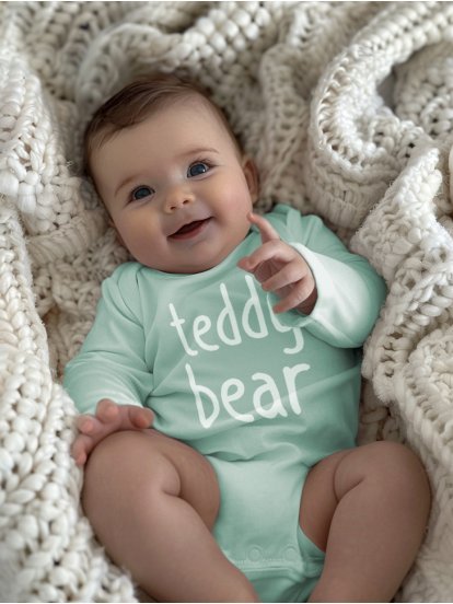 Bavlnené body pre bábätká s potlačou