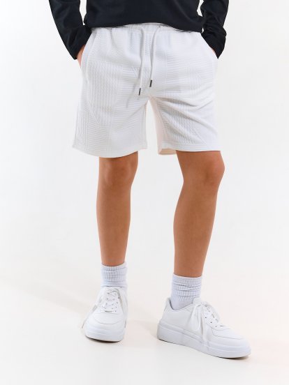 Strukturirane kratke športne hlače