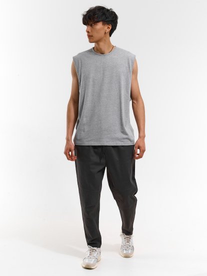 Basic cotton trousers