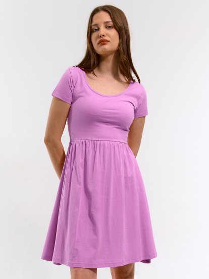 Ladies cotton mini dress