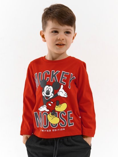 Tricou din bumbac Mickey Mouse