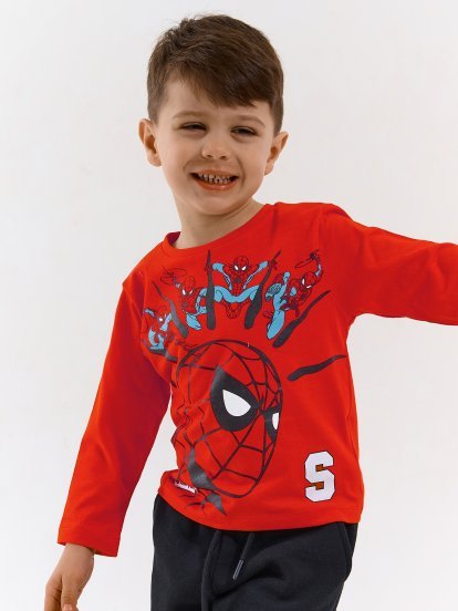 Bombažna majica Spiderman