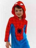 Flísový pyžamový overal Spiderman