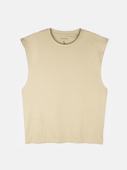 T-shirt without sleeves