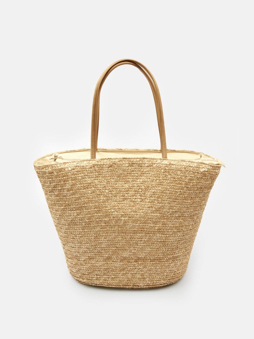Big straw beach bag