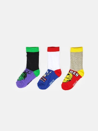 3 pack socks Avengers