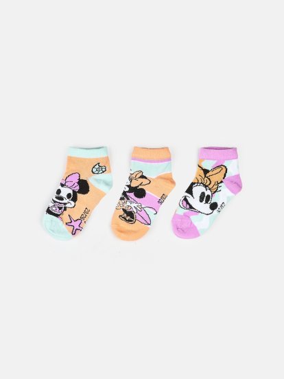 Minnie Mouse 3 pár zokni szett