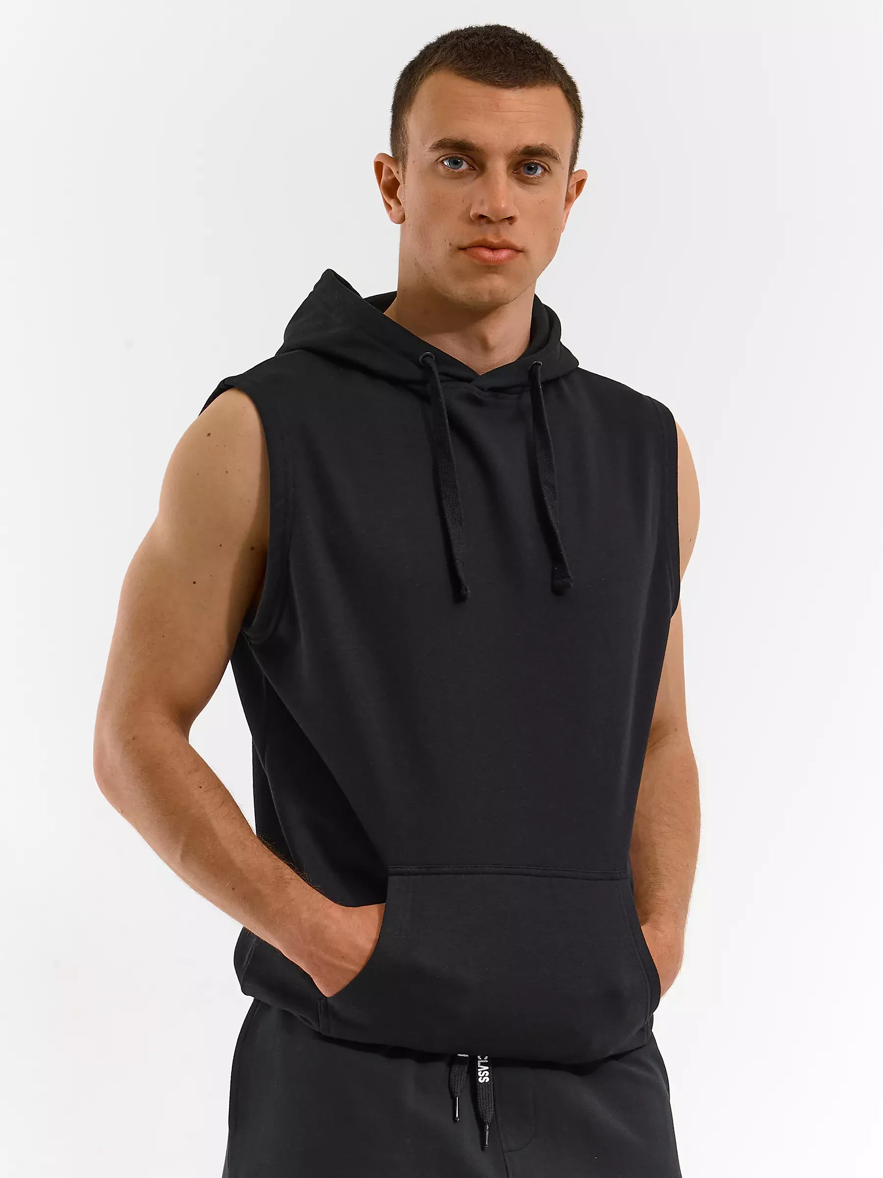Hoodie without sleeves | GATE