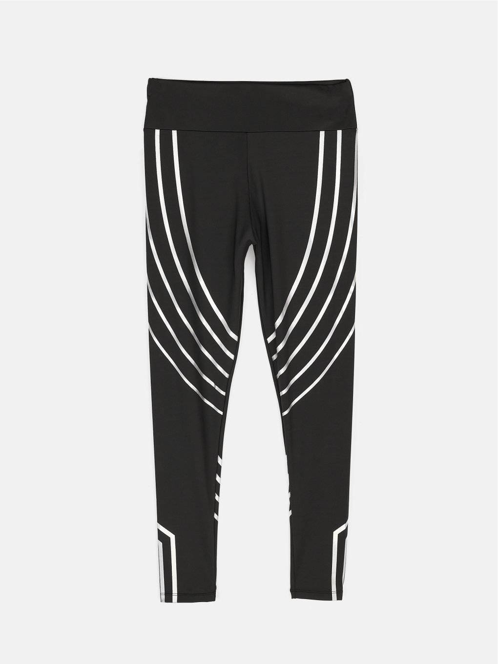 Sports leggings with reflective stripes GATE