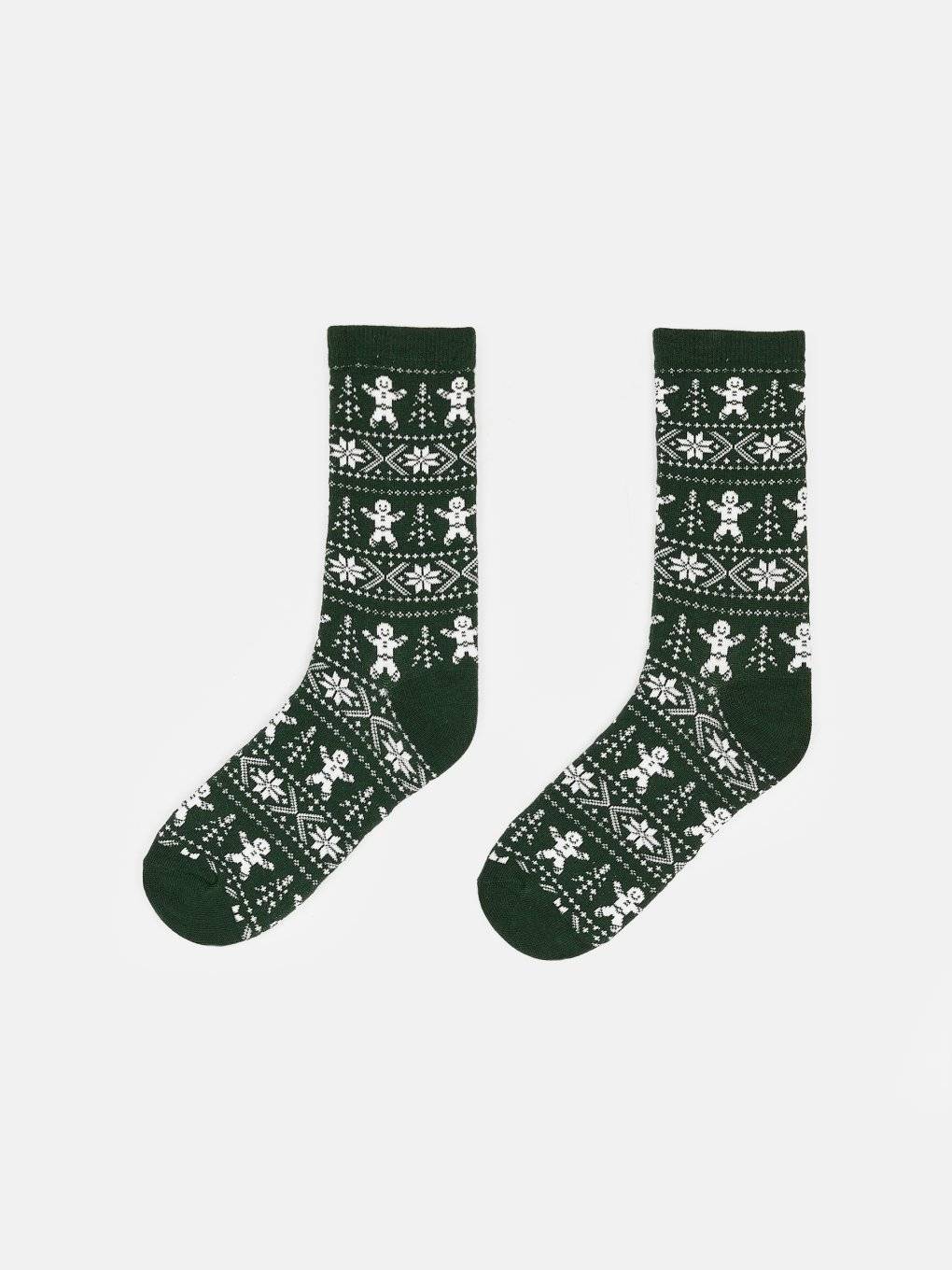 Patterned crew socks