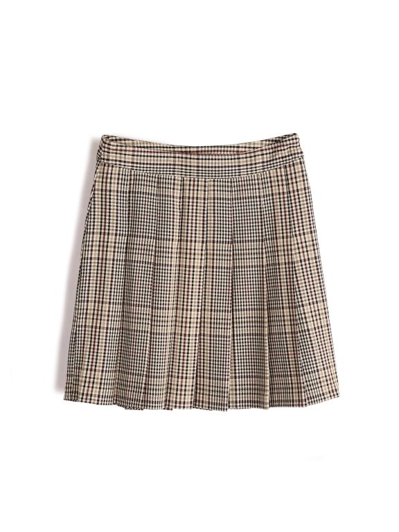 Plaid mini skirt GATE