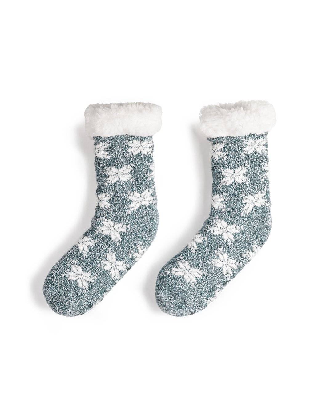 Insulated antislip socks