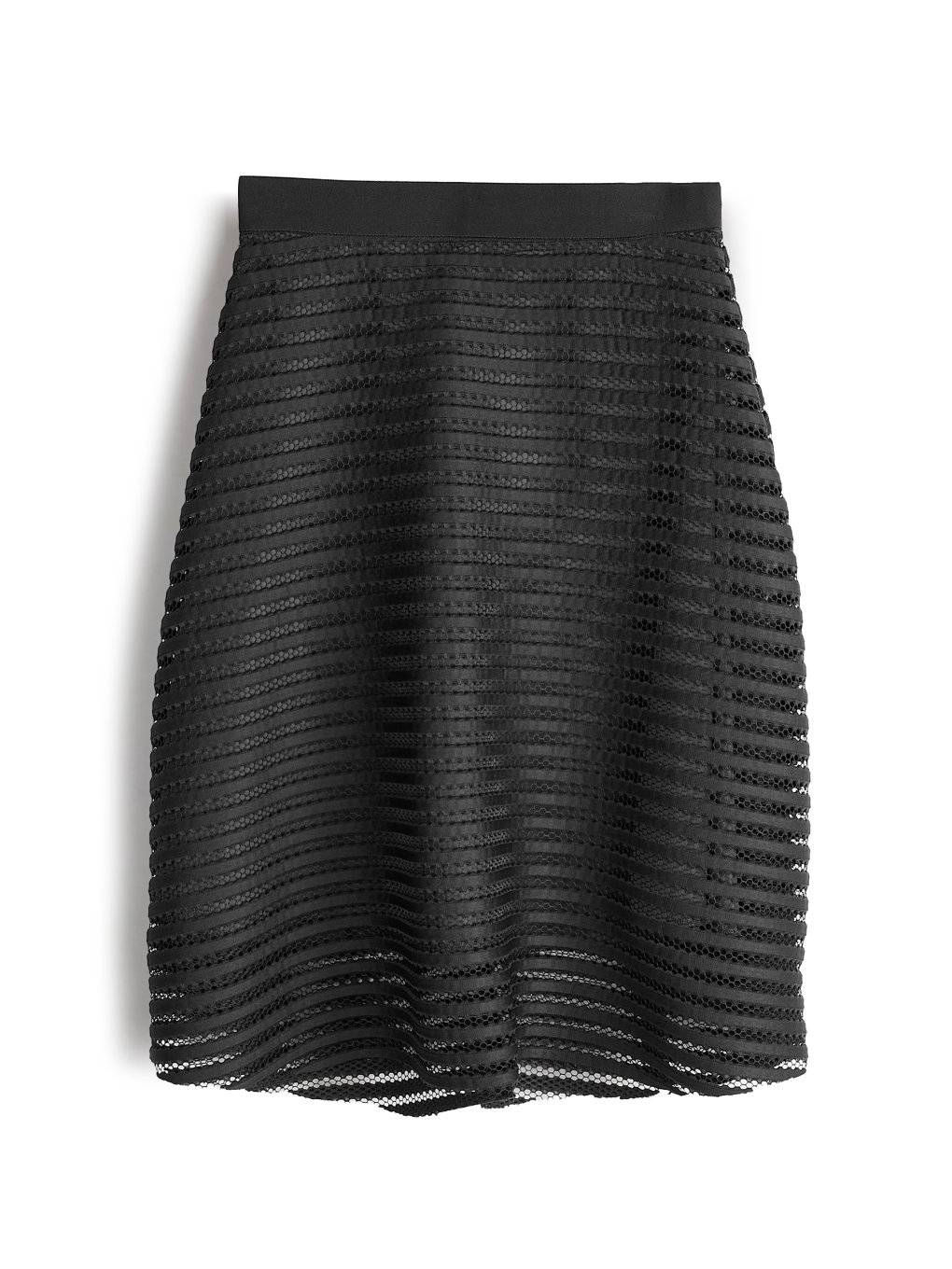 A-line midi skirt