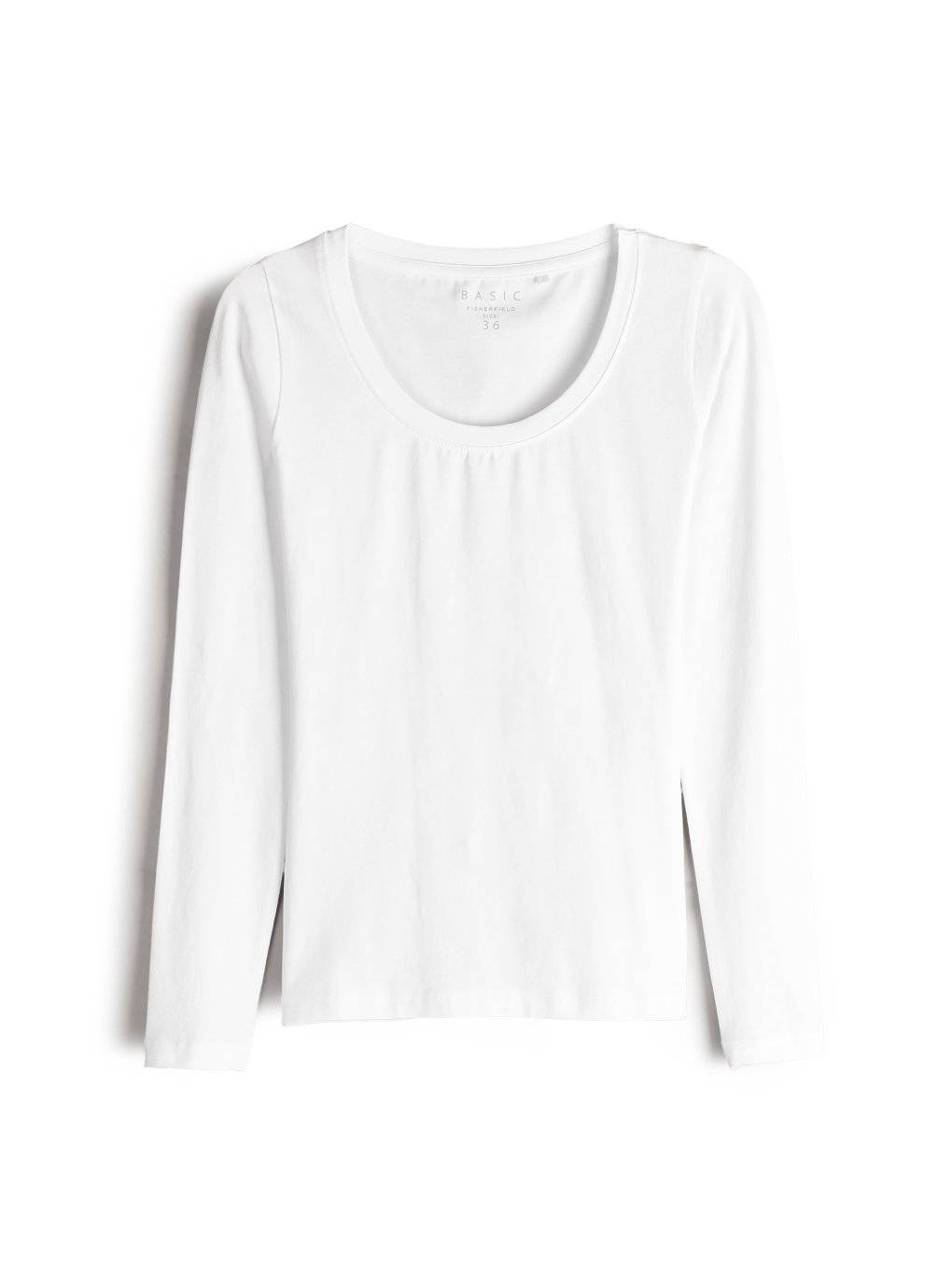 Basic long sleeve cotton t-shirt