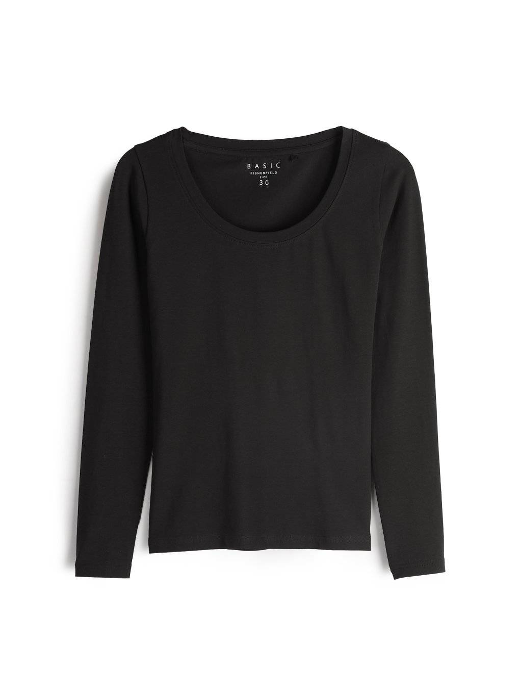 Basic long sleeve cotton t-shirt