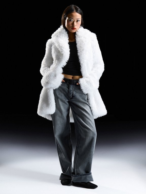 Faux fur coat | GATE
