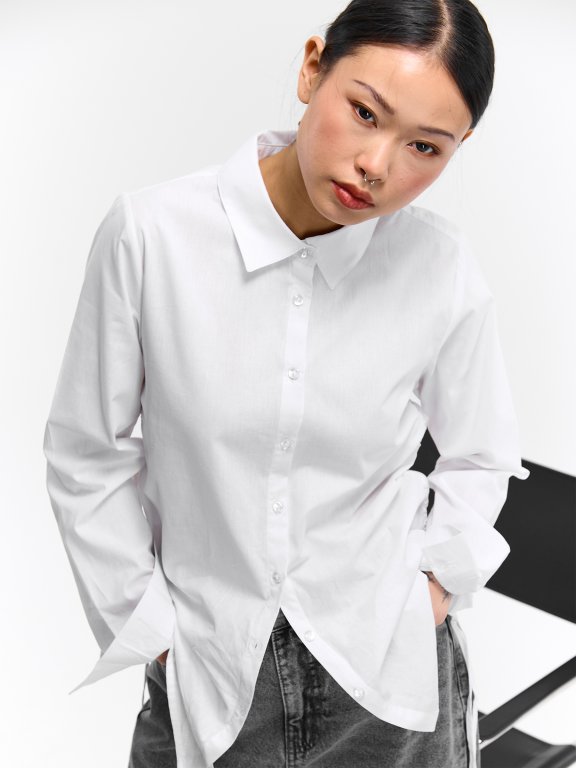 longline white shirt ladies