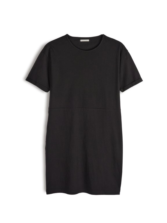 Basic cotton t-shirt dress with pockets | GATE