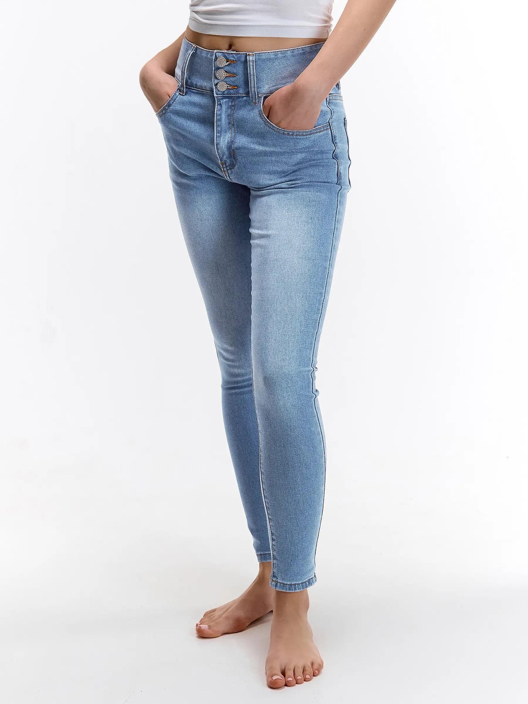 パンツ HIGH WAIST SKINNY DENIM High waisted skinny jeans | GATE
