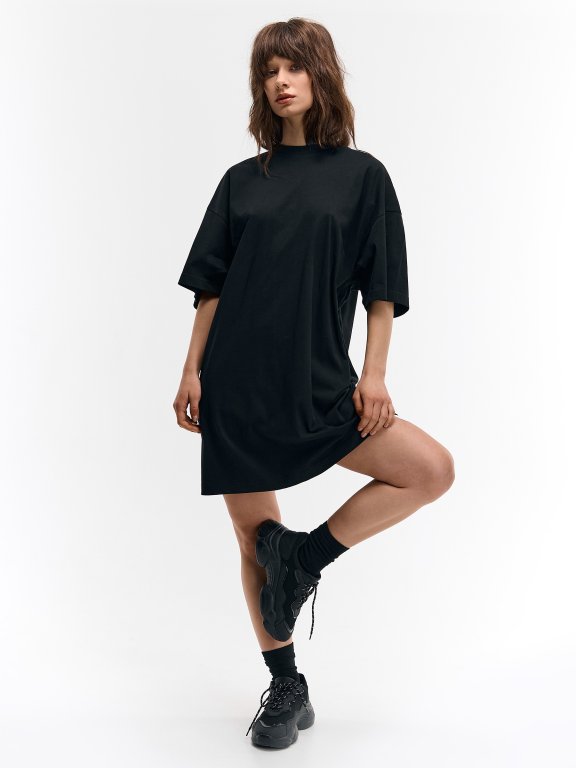 Cotton T-shirt dress | GATE