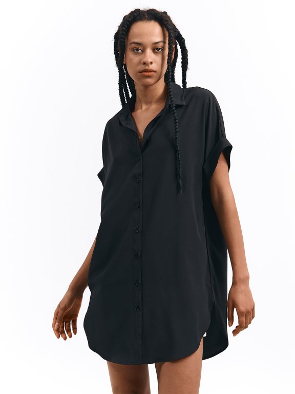 chinese dress ladies Zahra Longline Shirt Dress main image 1