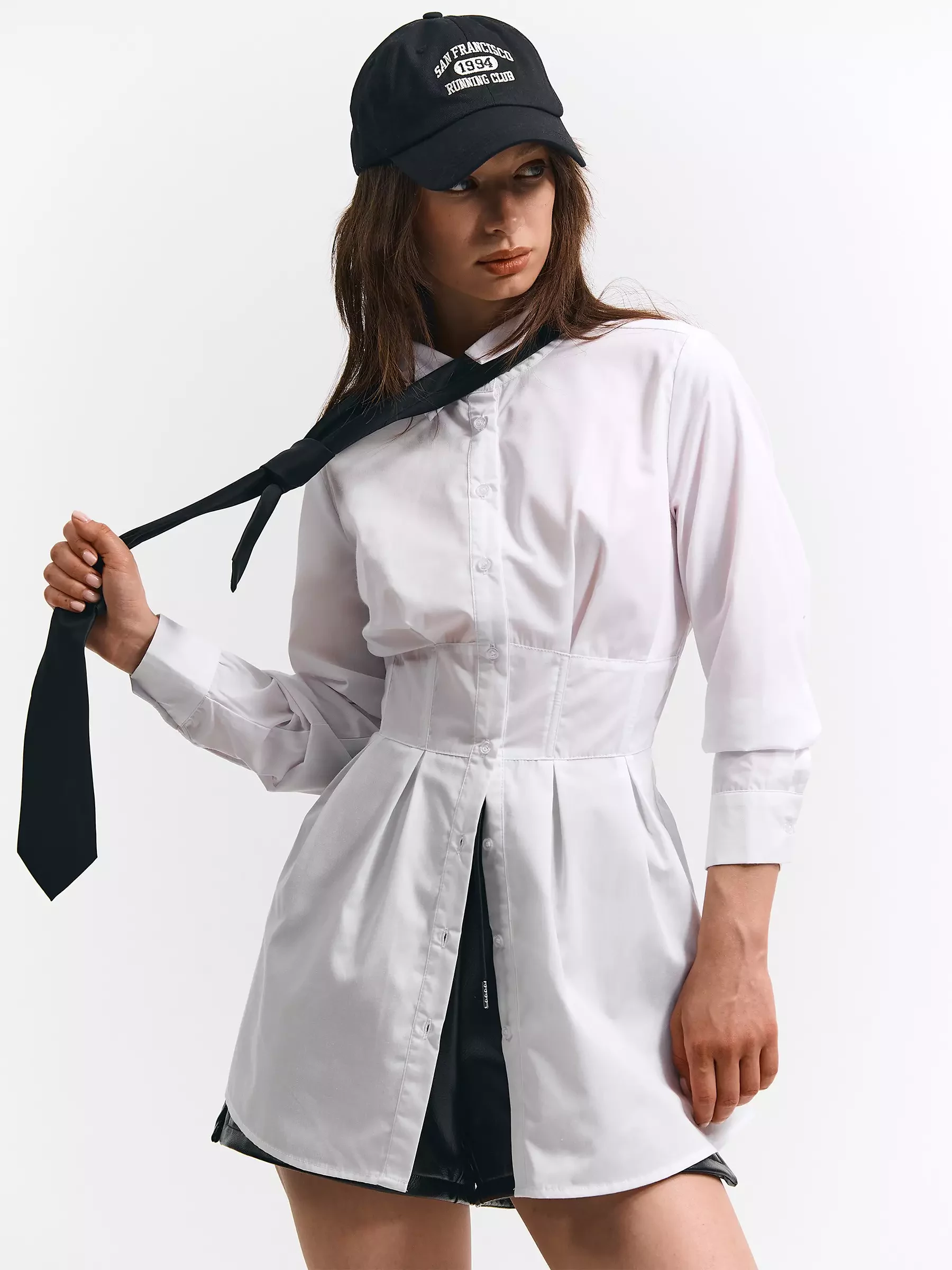 ladies longline shirt dress Ladies Longline Shirt Dress