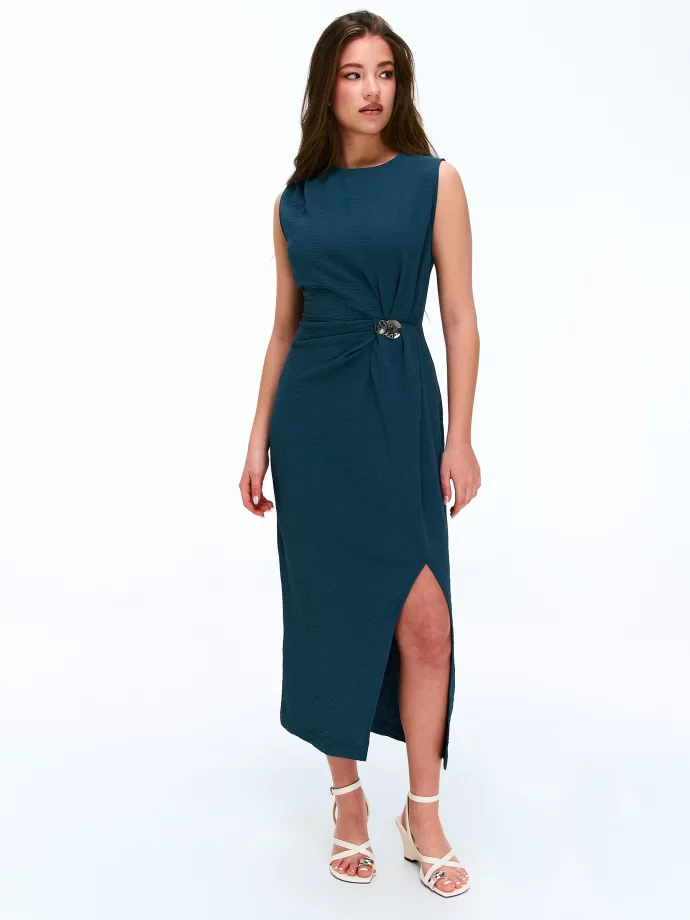 mrs smith leather dress Mrs. Smith Stretch Leather Dress L / Bronze